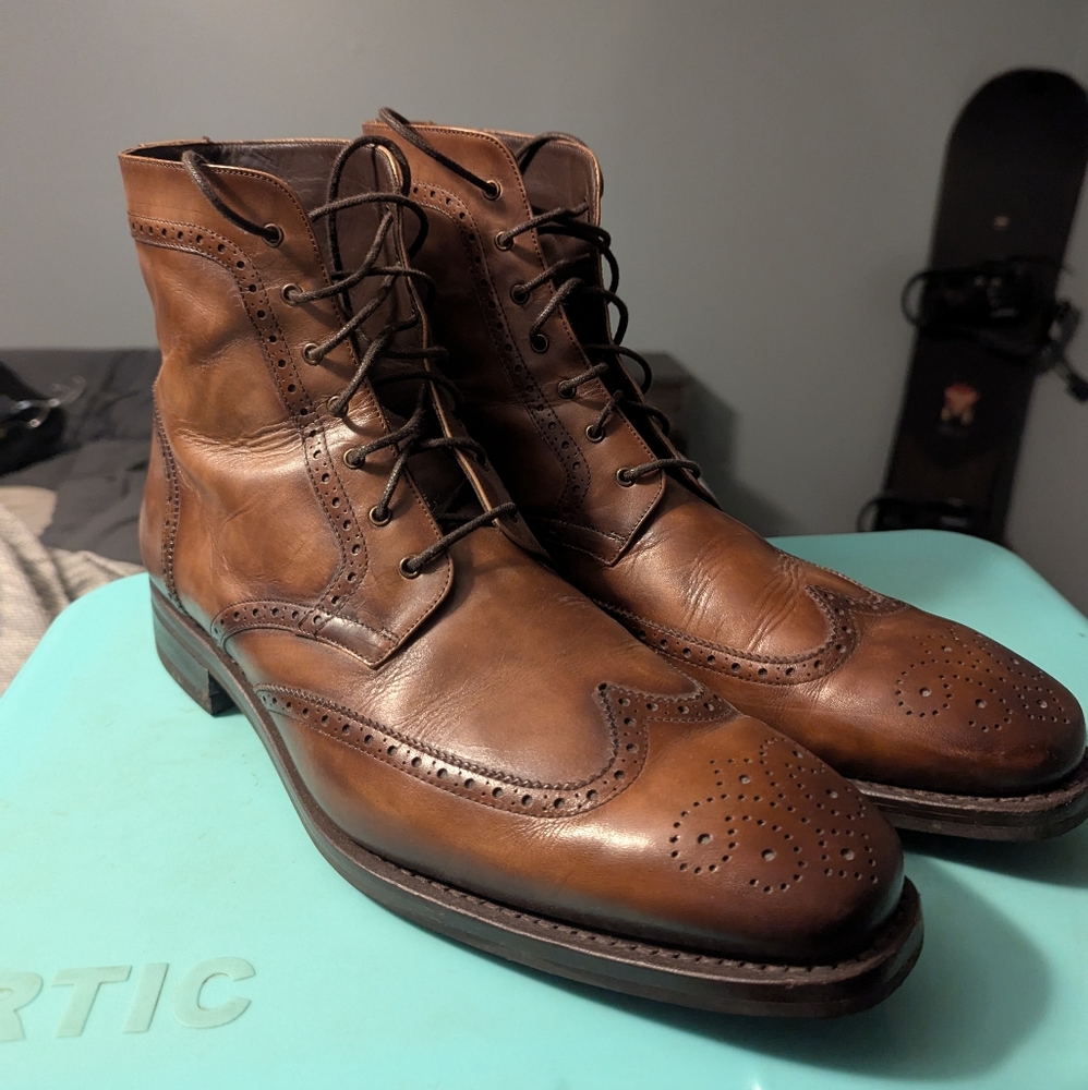 Thursday Boot Company Wingtip Leather Boots